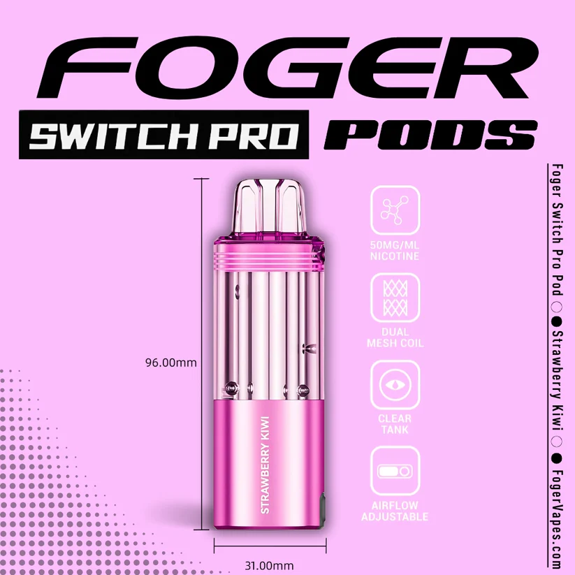 Strawberry Kiwi Foger Switch Pro Pod 30K Puffs