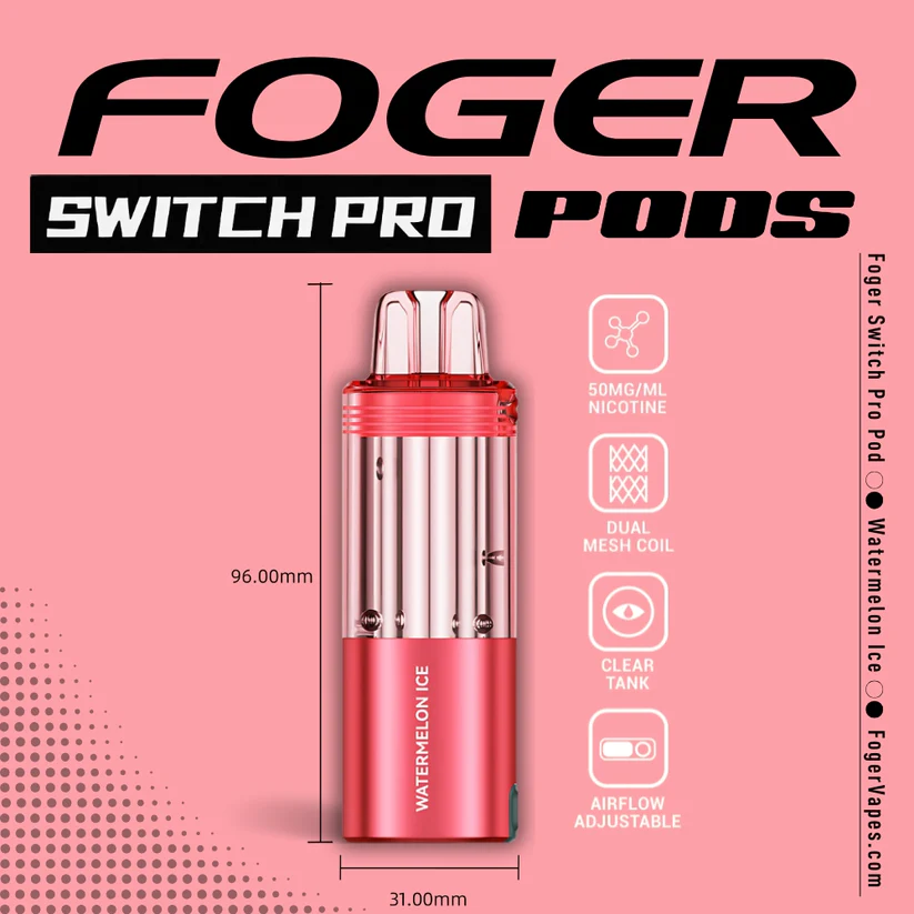 Watermelon Ice Foger Switch Pro Pod 30K Puffs
